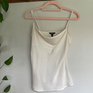 Express Cream Cowl-neck Camisole